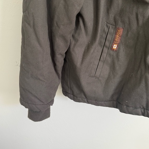 CANADA WORKGEAR Men’s Brown Heavy Barn Coat Jacket Hooded Maintains Warmth Sz XL - Picture 5 of 8